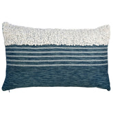 Delmar Indigo and Off White Pillow